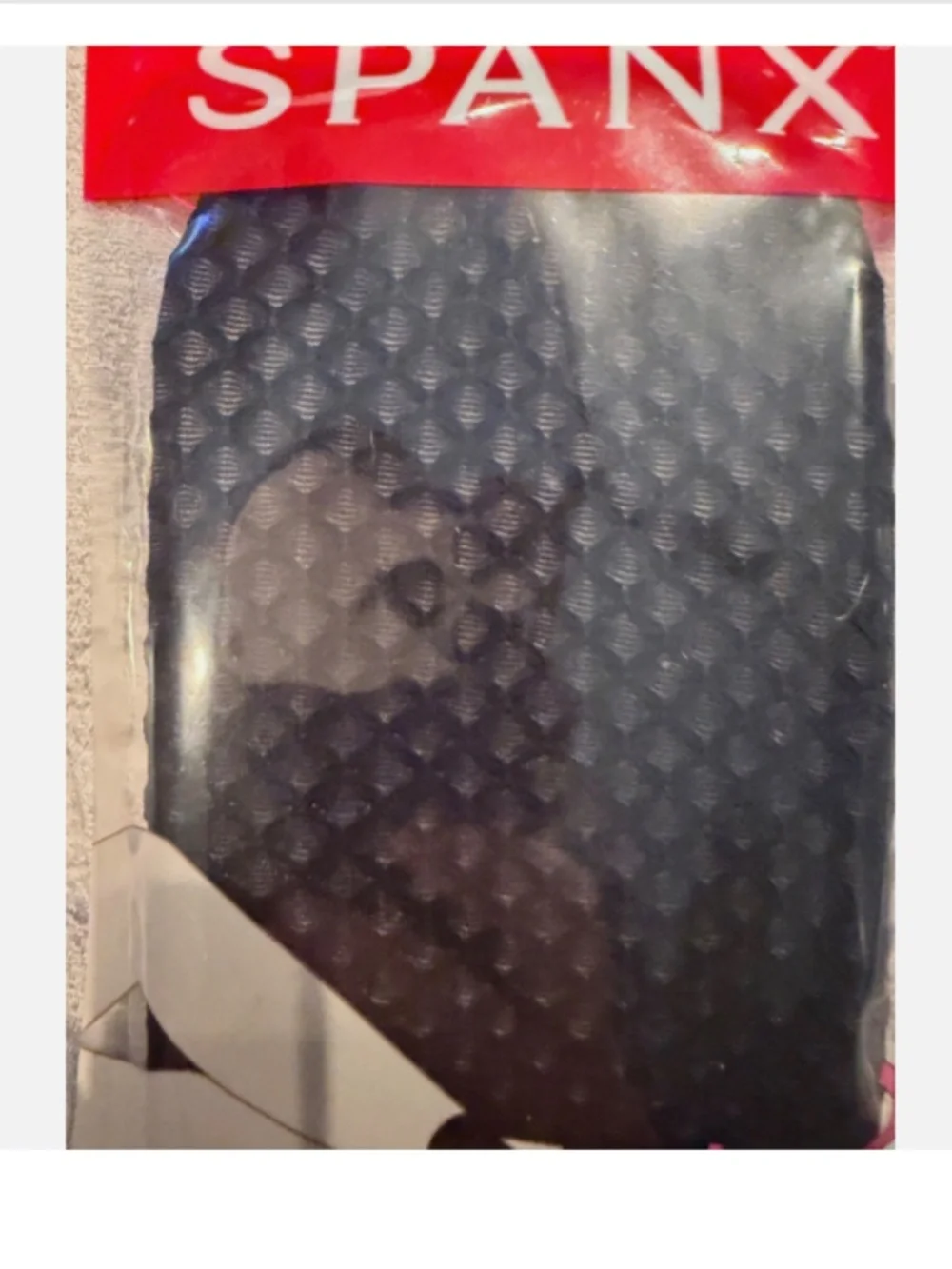 Spanx Stand out Socks Anklets Black Fishnet